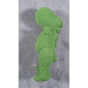Handmade Crochet Dinosaur Plush Toy Green 12" Doll Stuffed Gift